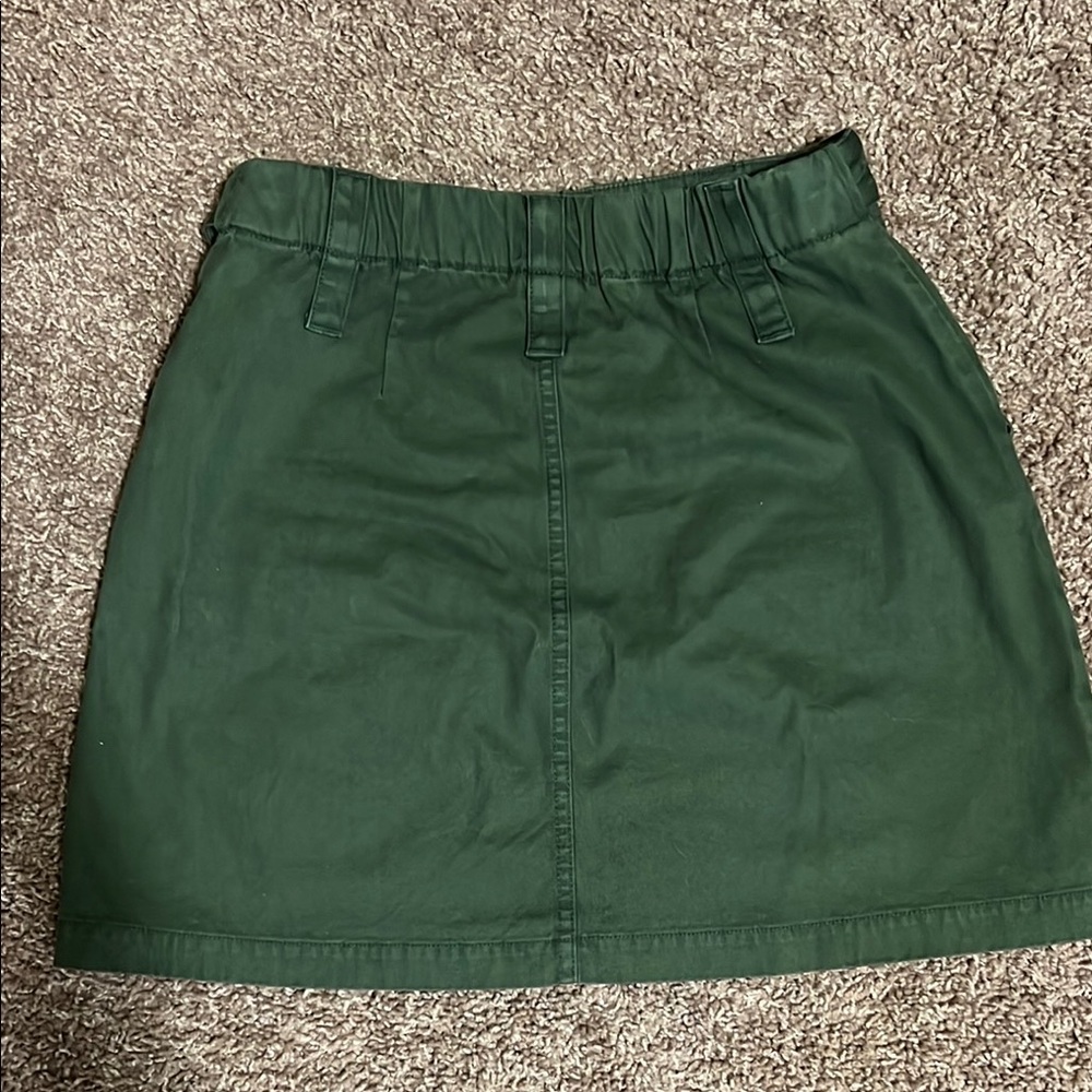 Universal Thread Green Cargo Skirt Adjustable Waist - Picture 3 of 10
